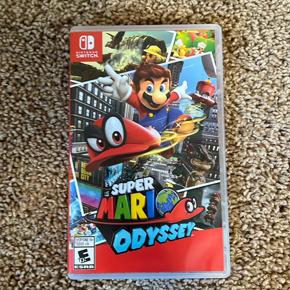 Mario Odyssey Nintendo Game fun with freinds and family